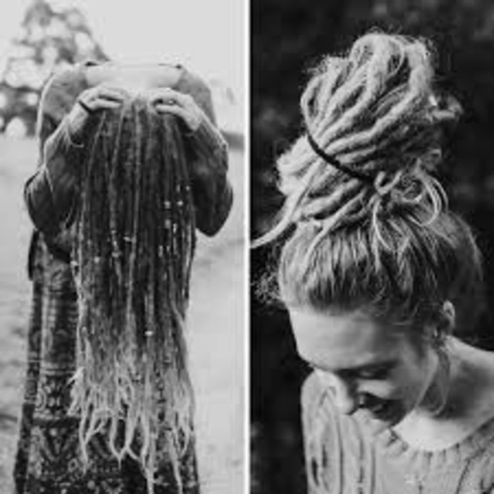 4/$15 Dreadlock Hair Extensions Stretchy Ties Ponytail Small 6-12